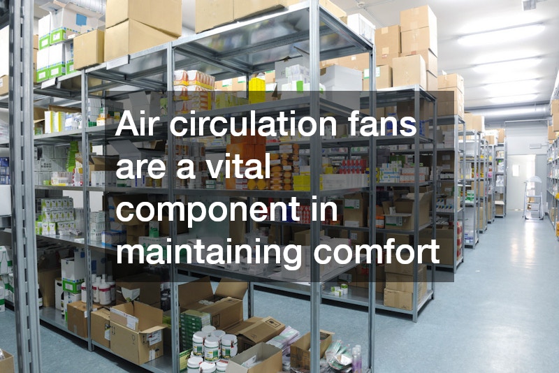 Air circulation fans are a vital component in maintaining comfort