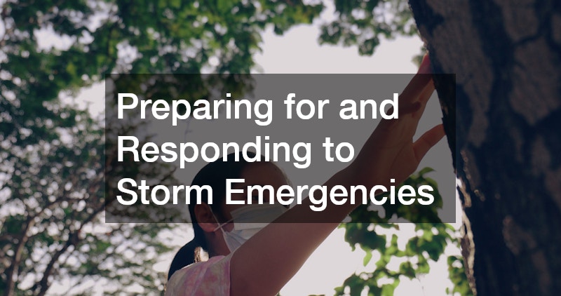 Preparing for and Responding to Storm Emergencies