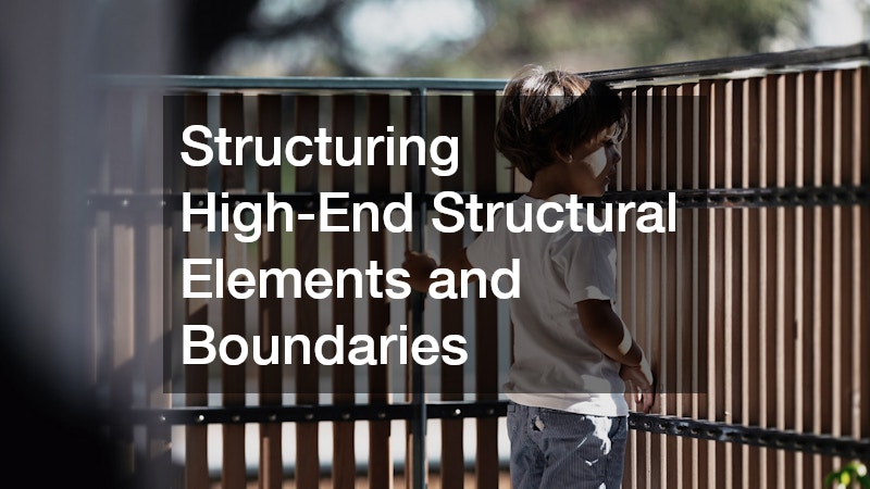 Structuring High-End Structural Elements and Boundaries