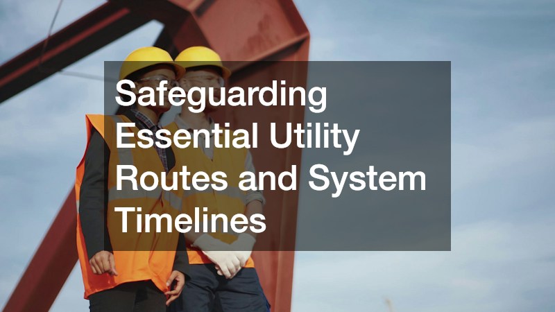 Safeguarding Essential Utility Routes and System Timelines