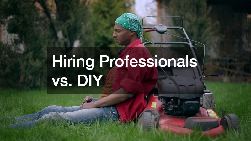 Hiring Professionals vs. DIY