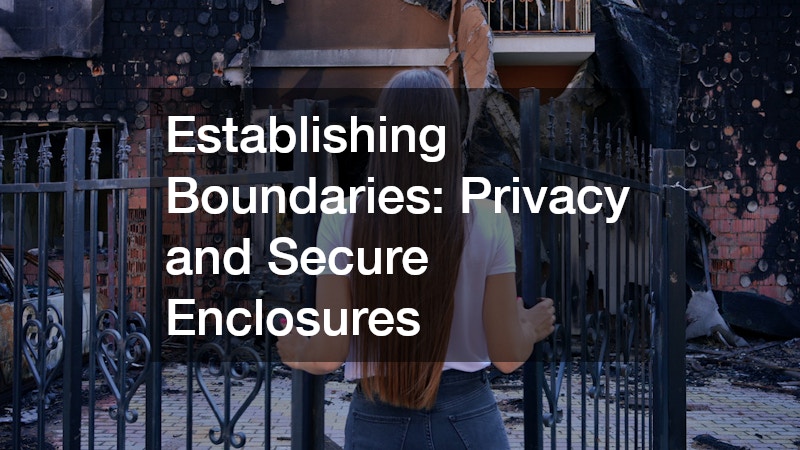 Establishing Boundaries: Privacy and Secure Enclosures
