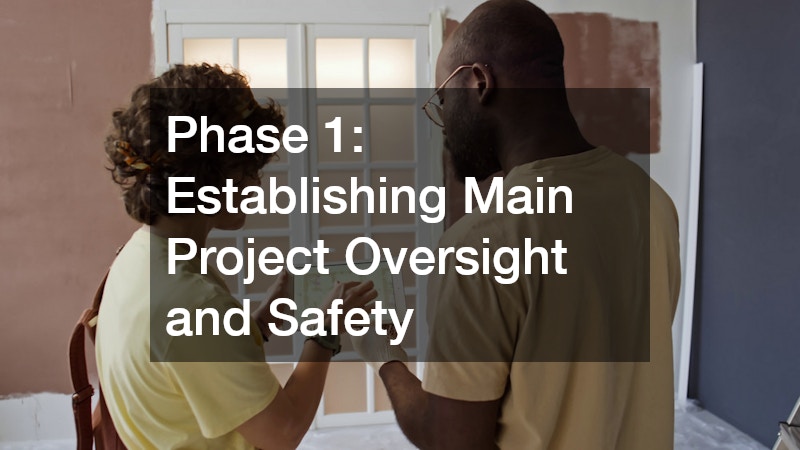 Phase 1: Establishing Main Project Oversight and Safety