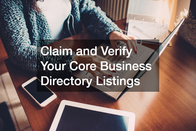 Claim and Verify Your Core Business Directory Listings