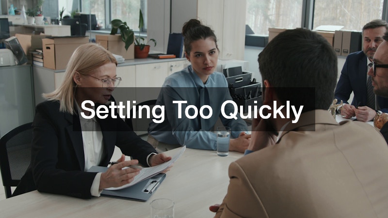 Settling Too Quickly