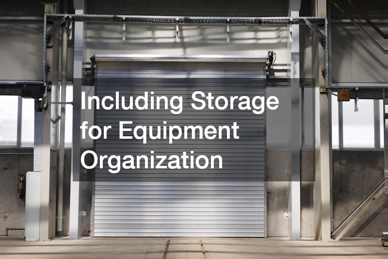 Including Storage for Equipment Organization
