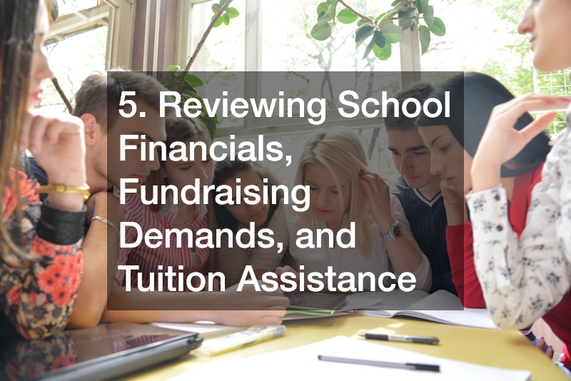 5. Reviewing School Financials, Fundraising Demands, and Tuition Assistance