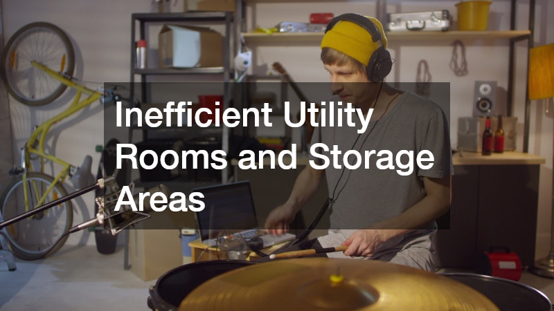 Inefficient Utility Rooms and Storage Areas