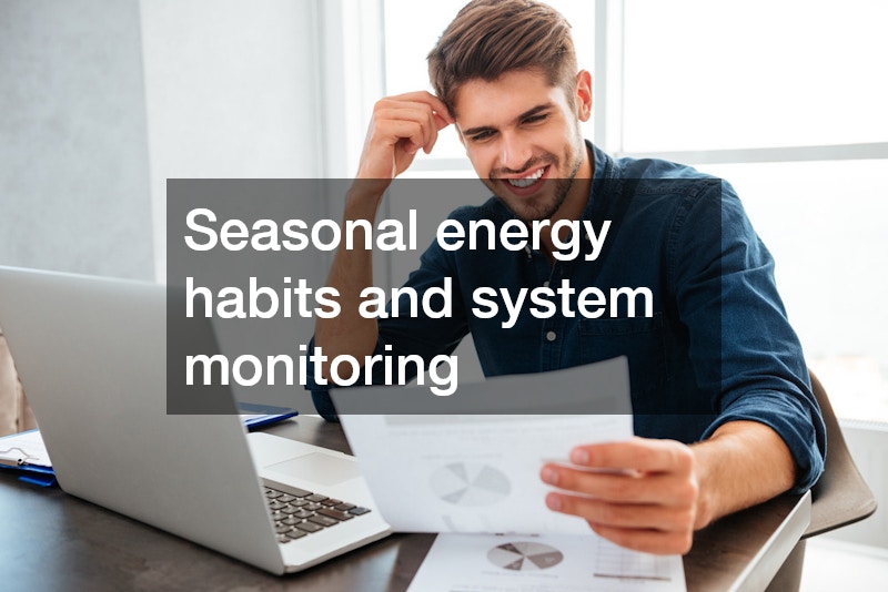 Seasonal Energy Habits and System Monitoring