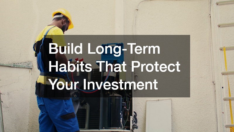 Build Long-Term Habits That Protect Your Investment
