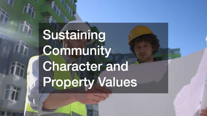 Sustaining Community Character and Property Values