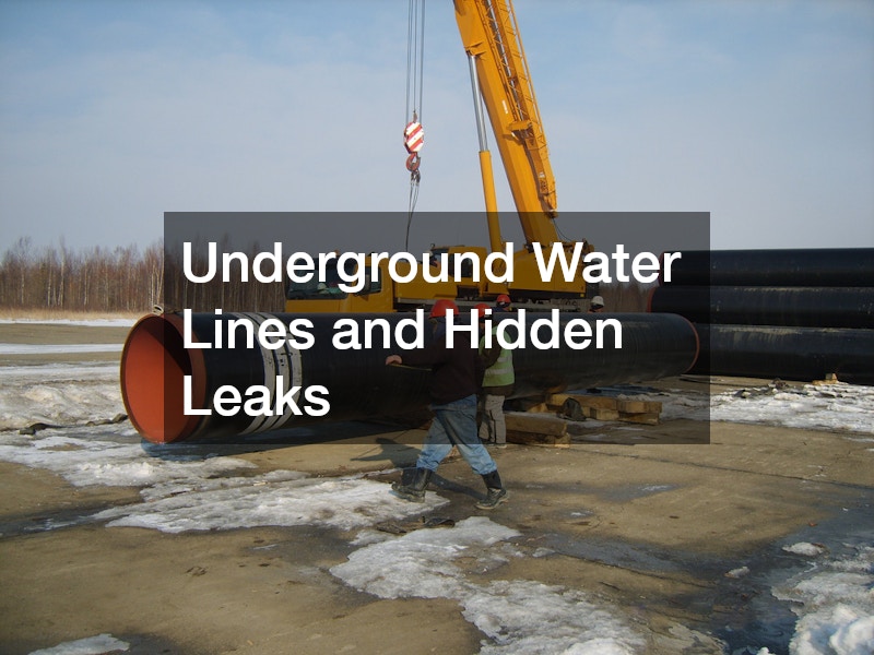 Underground Water Lines and Hidden Leaks