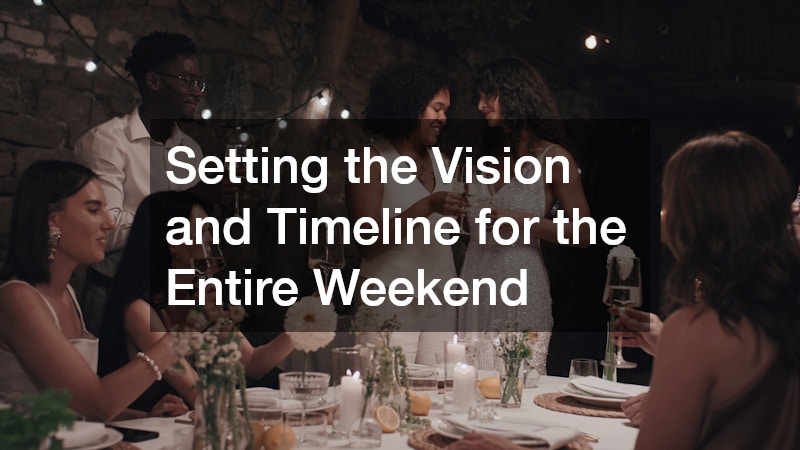 Setting the Vision and Timeline for the Entire Weekend