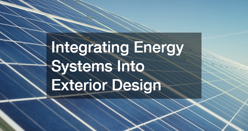 Integrating Energy Systems Into Exterior Design