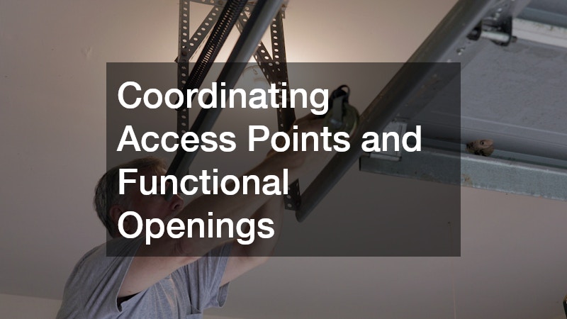 Coordinating Access Points and Functional Openings