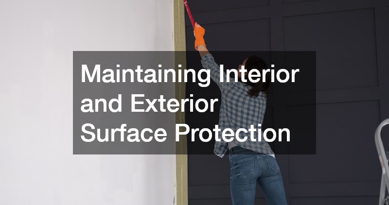 Maintaining Interior and Exterior Surface Protection