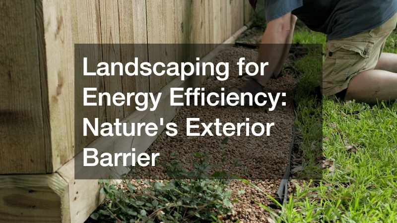 Landscaping for Energy Efficiency: Nature’s Exterior Barrier