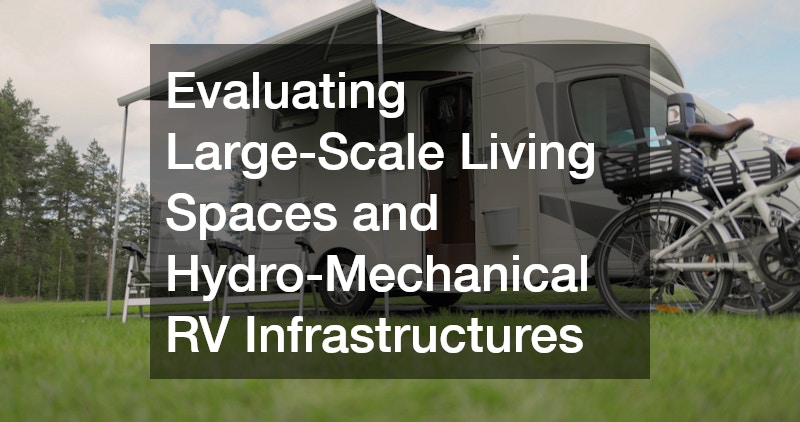 Evaluating Large-Scale Living Spaces and Hydro-Mechanical RV Infrastructures