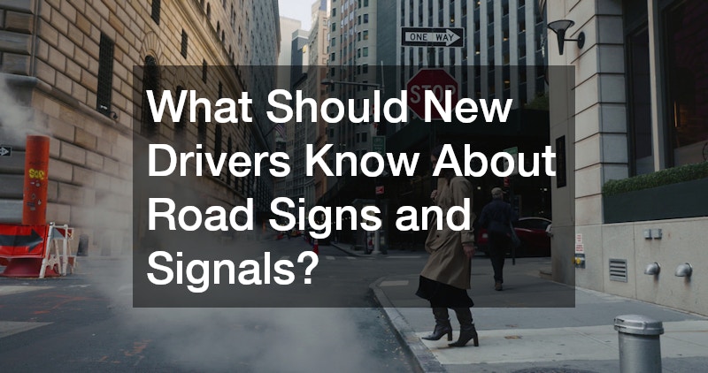 What Should New Drivers Know About Road Signs and Signals?