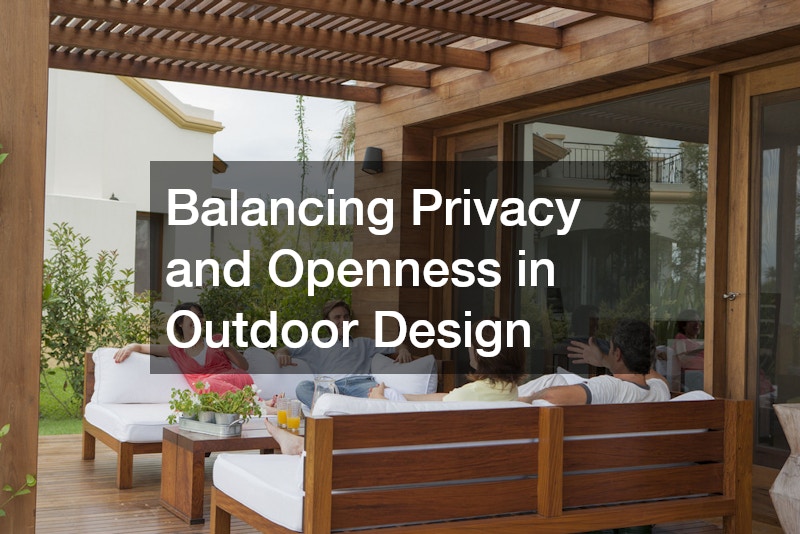Balancing Privacy and Openness in Outdoor Design