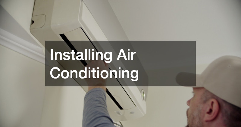 Installing Air Conditioning