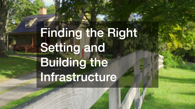 Finding the Right Setting and Building the Infrastructure