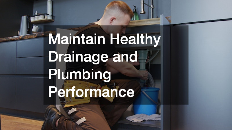 Maintain Healthy Drainage and Plumbing Performance