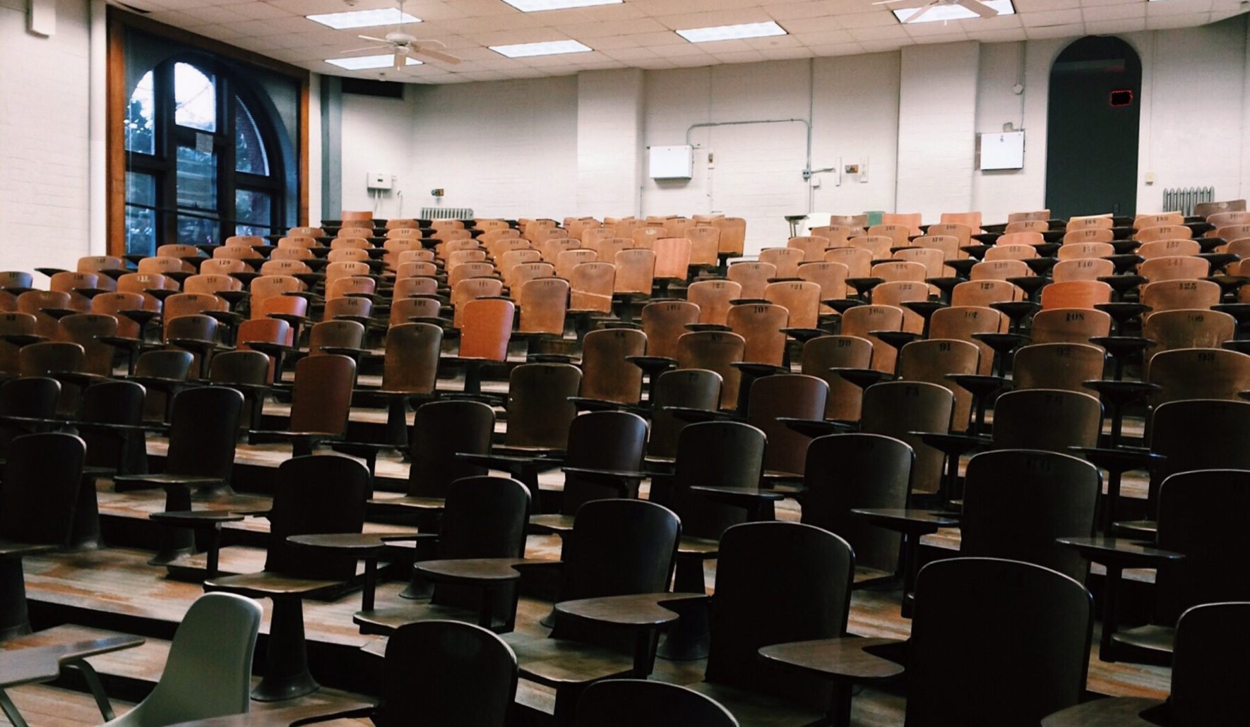 empty auditorium to express HR Challenges In Higher Education