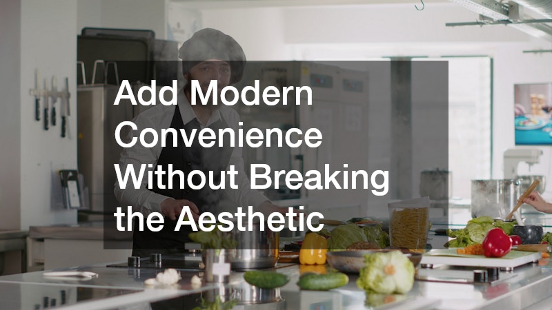 Add Modern Convenience Without Breaking the Aesthetic