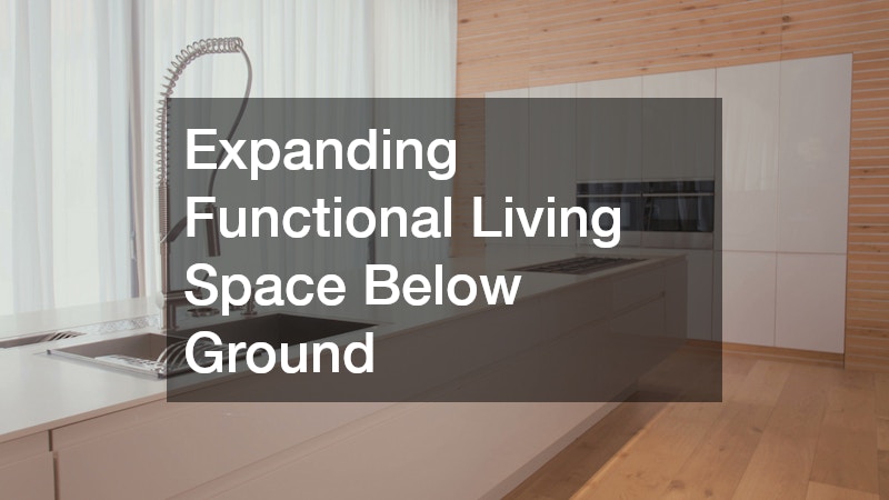 Expanding Functional Living Space Below Ground
