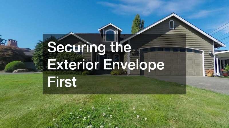 Securing the Exterior Envelope First