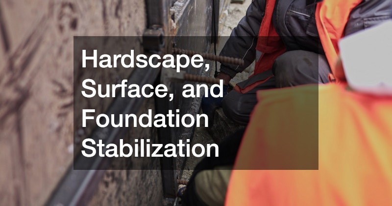 Hardscape, Surface, and Foundation Stabilization