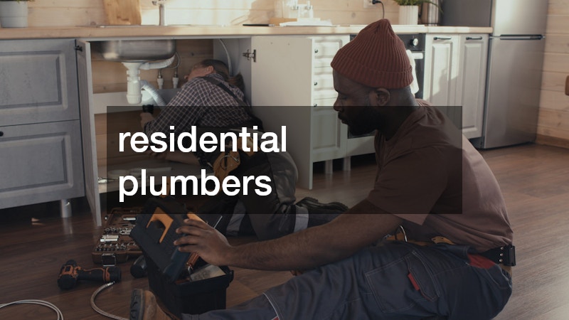 residential plumbers