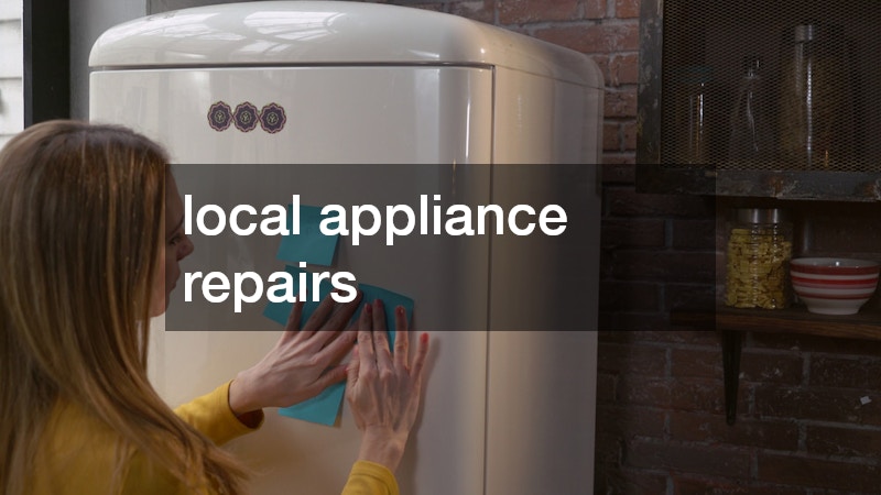 local appliance repairs
