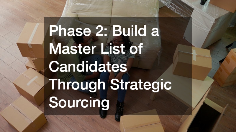 Phase 2: Build a Master List of Candidates Through Strategic Sourcing