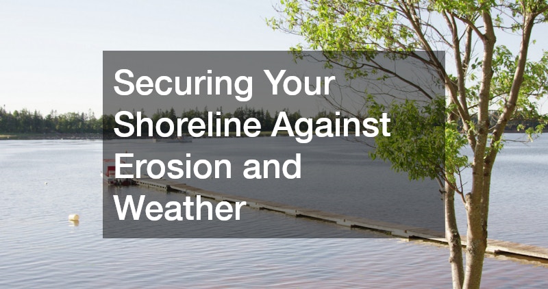 Securing Your Shoreline Against Erosion and Weather