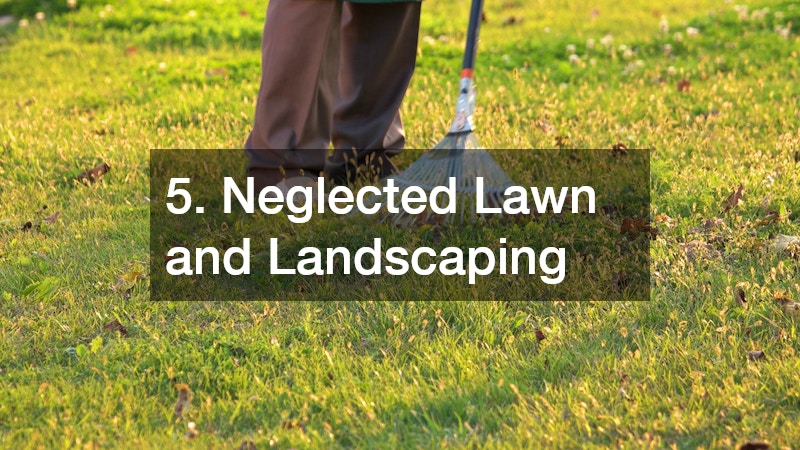 5. Neglected Lawn and Landscaping