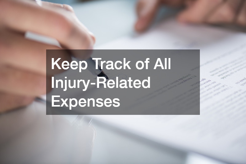 Keep Track of All Injury-Related Expenses