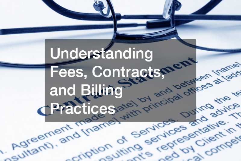 Understanding Fees, Contracts, and Billing Practices