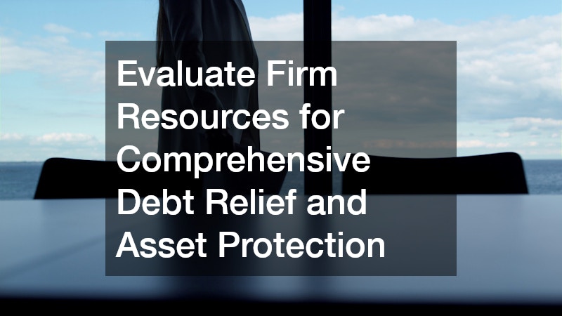 Evaluate Firm Resources for Comprehensive Debt Relief and Asset Protection