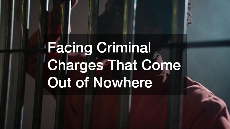Facing Criminal Charges That Come Out of Nowhere