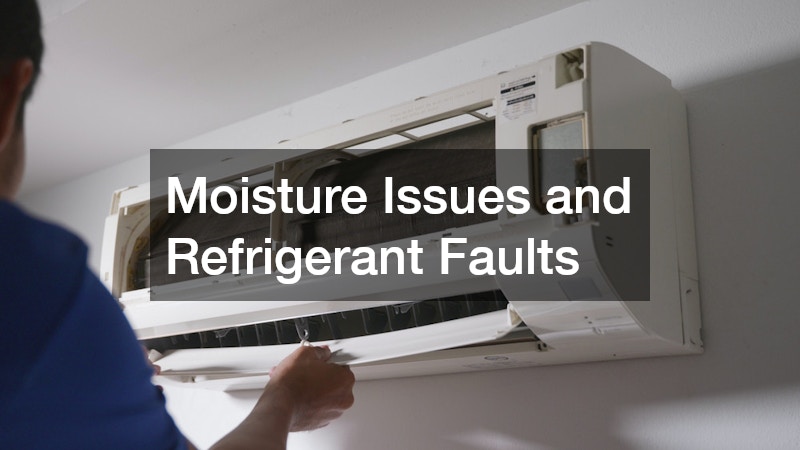 Moisture Issues and Refrigerant Faults