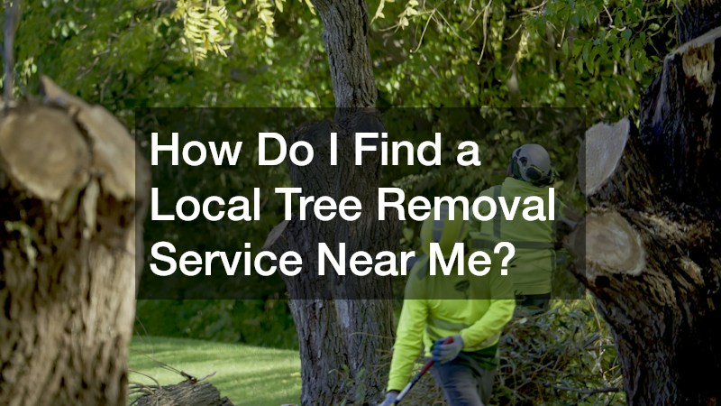 How Do I Find a Local Tree Removal Service Near Me?