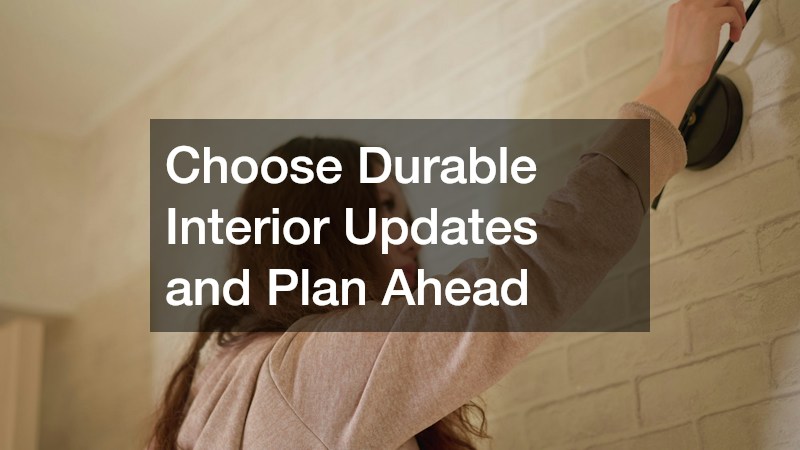 Choose Durable Interior Updates and Plan Ahead