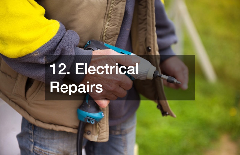12. Electrical Repairs