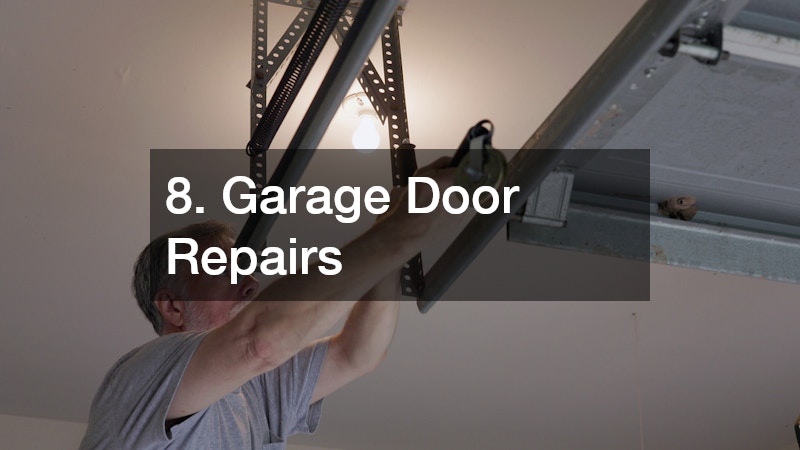 8. Garage Door Repairs