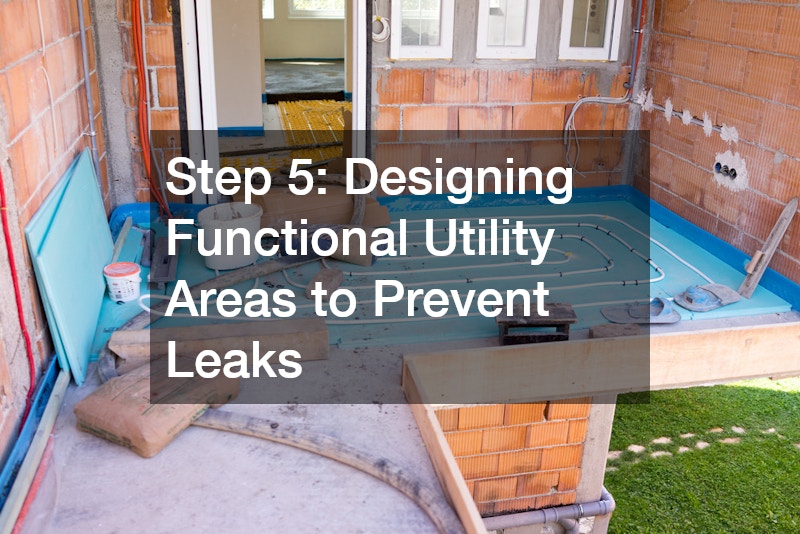 Step 5: Designing Functional Utility Areas to Prevent Leaks