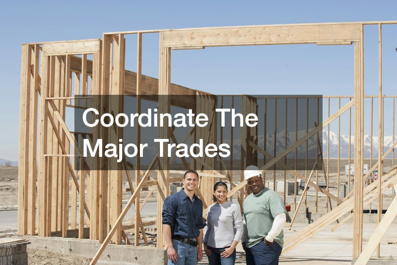 Coordinate The Major Trades