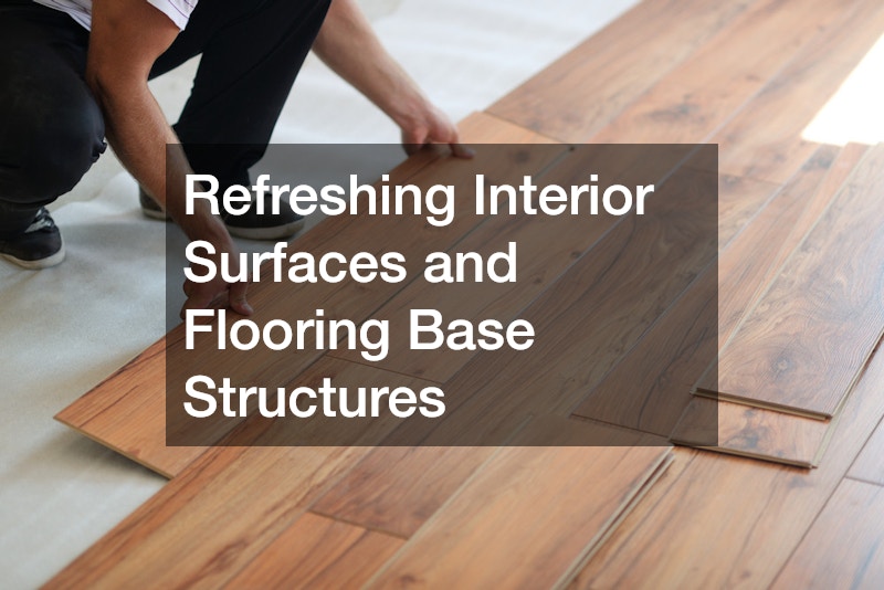 Refreshing Interior Surfaces and Flooring Base Structures