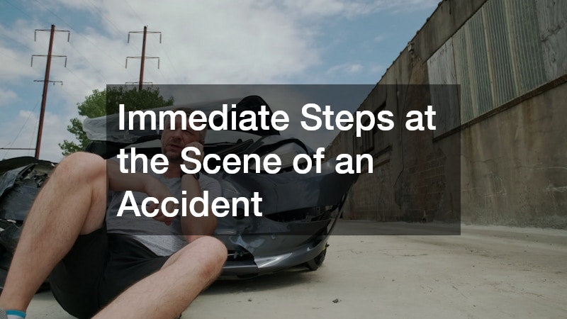 Immediate Steps at the Scene of an Accident